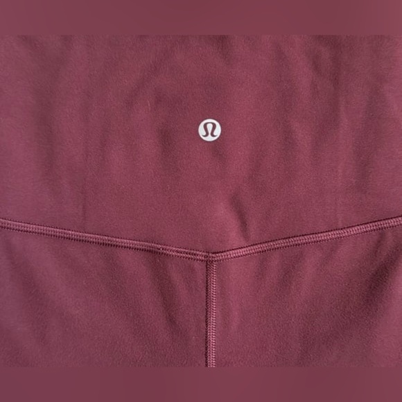 Lululemon Athletica Align Leggings - POCKETS! - Red Merlot - 7/8 Length 25” - Picture 2 of 5
